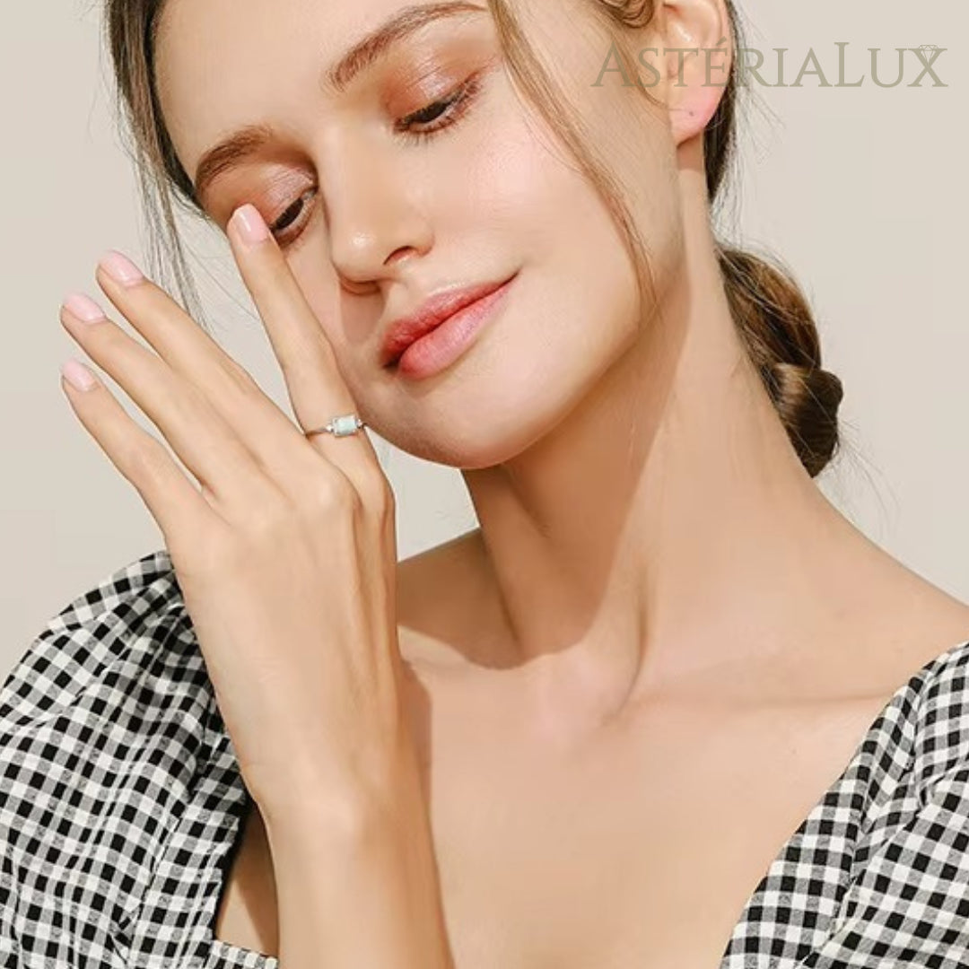Conjunto de Jóias com Opala - Luxo e Elegância em Prata 925