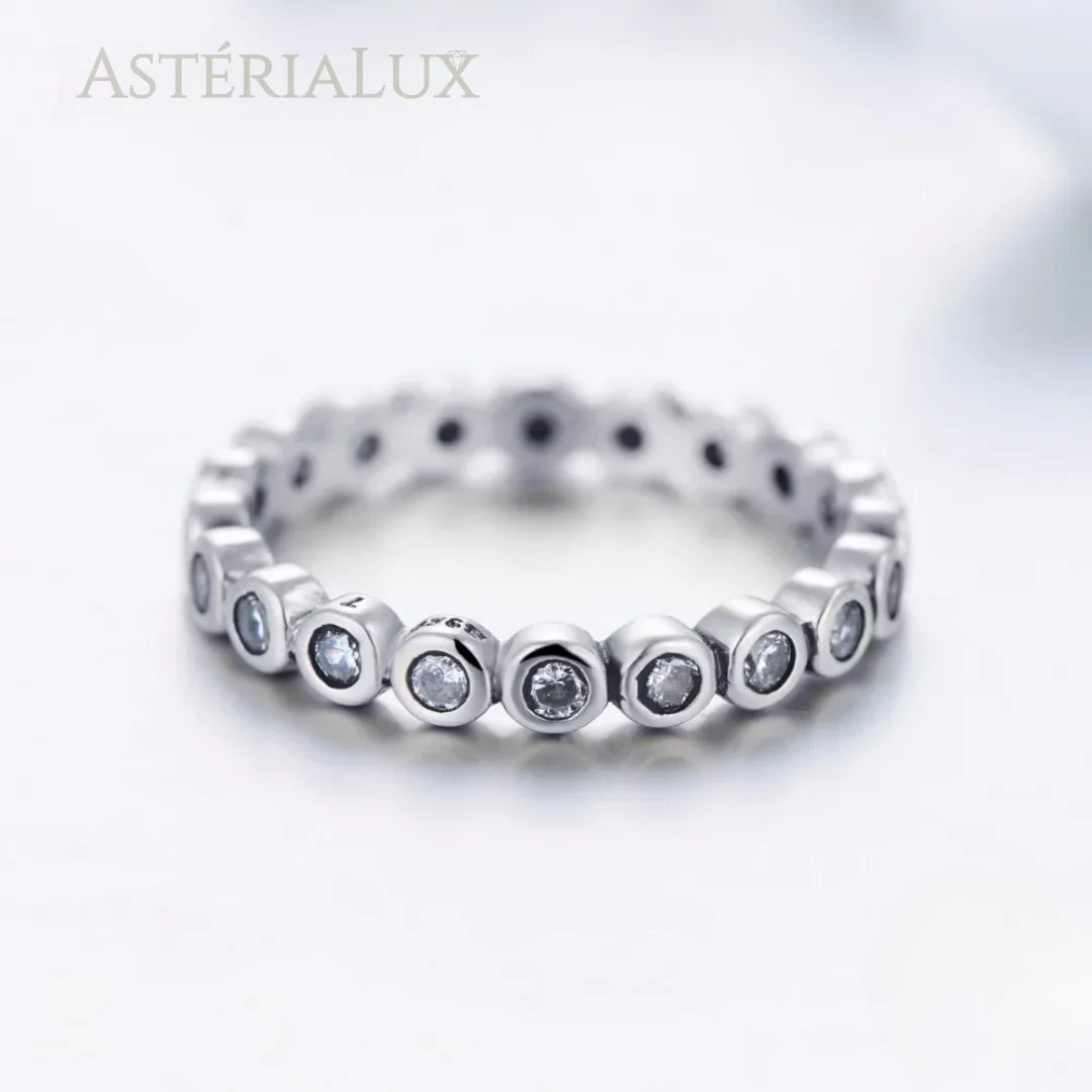 Anel Starshine com Zircão de Prata 925