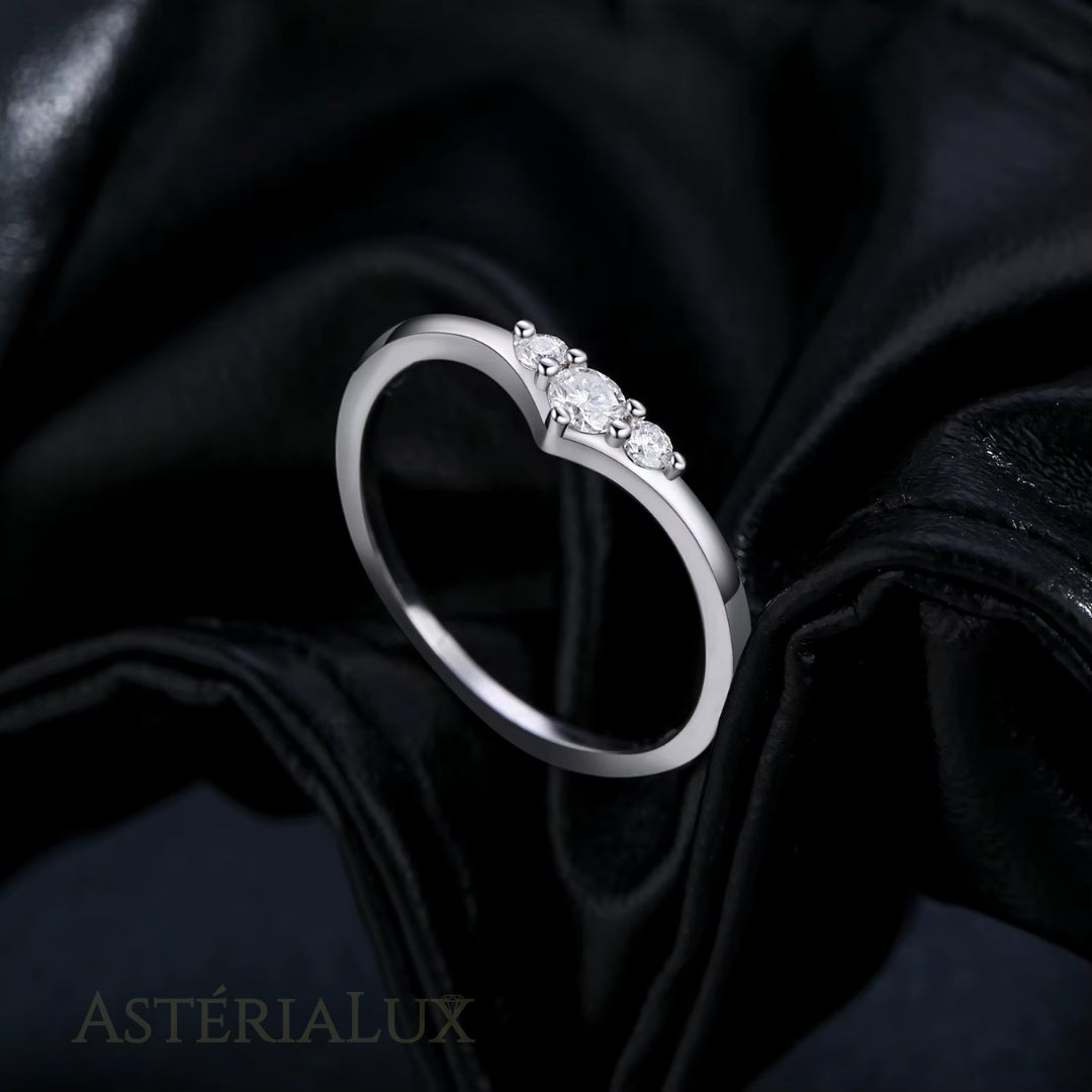 Anel Eternidade Moissanite em Prata 925