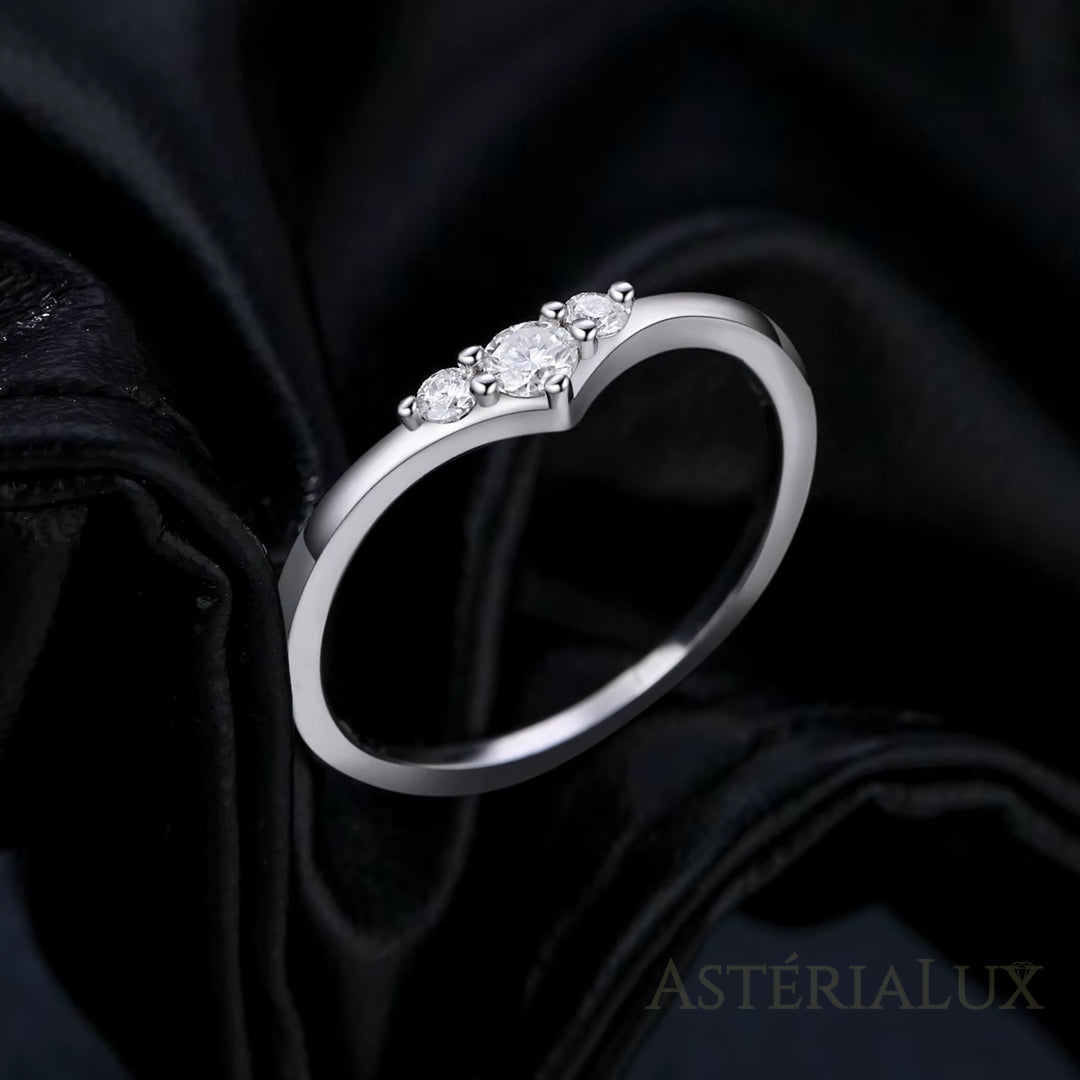 Anel Eternidade Moissanite em Prata 925