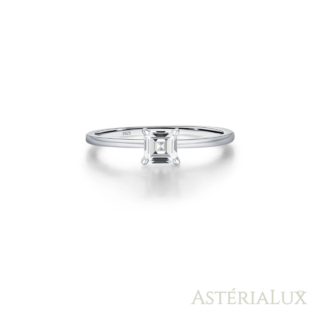 Anel Clássico Moissanite em Prata 925