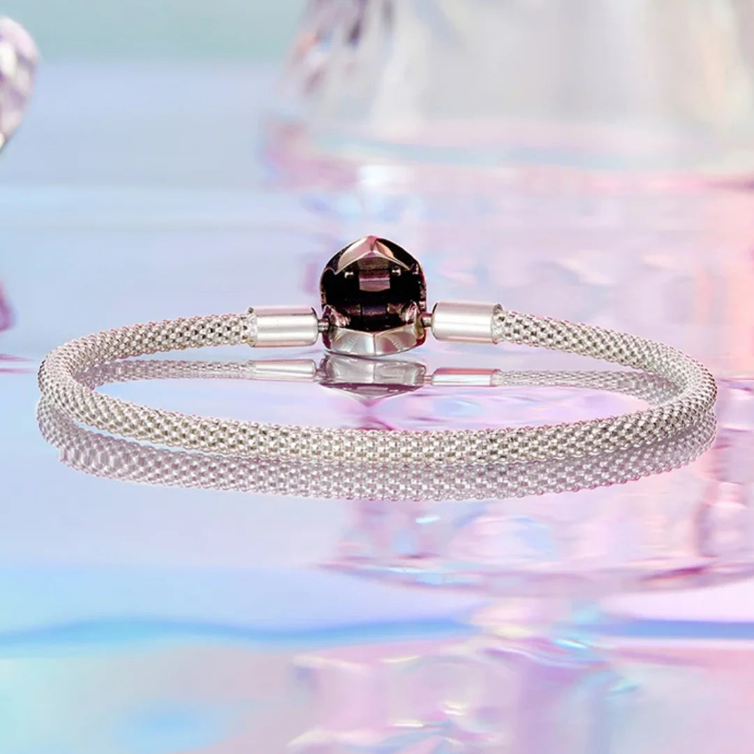 Pulseira Charme Coração em Prata 925
