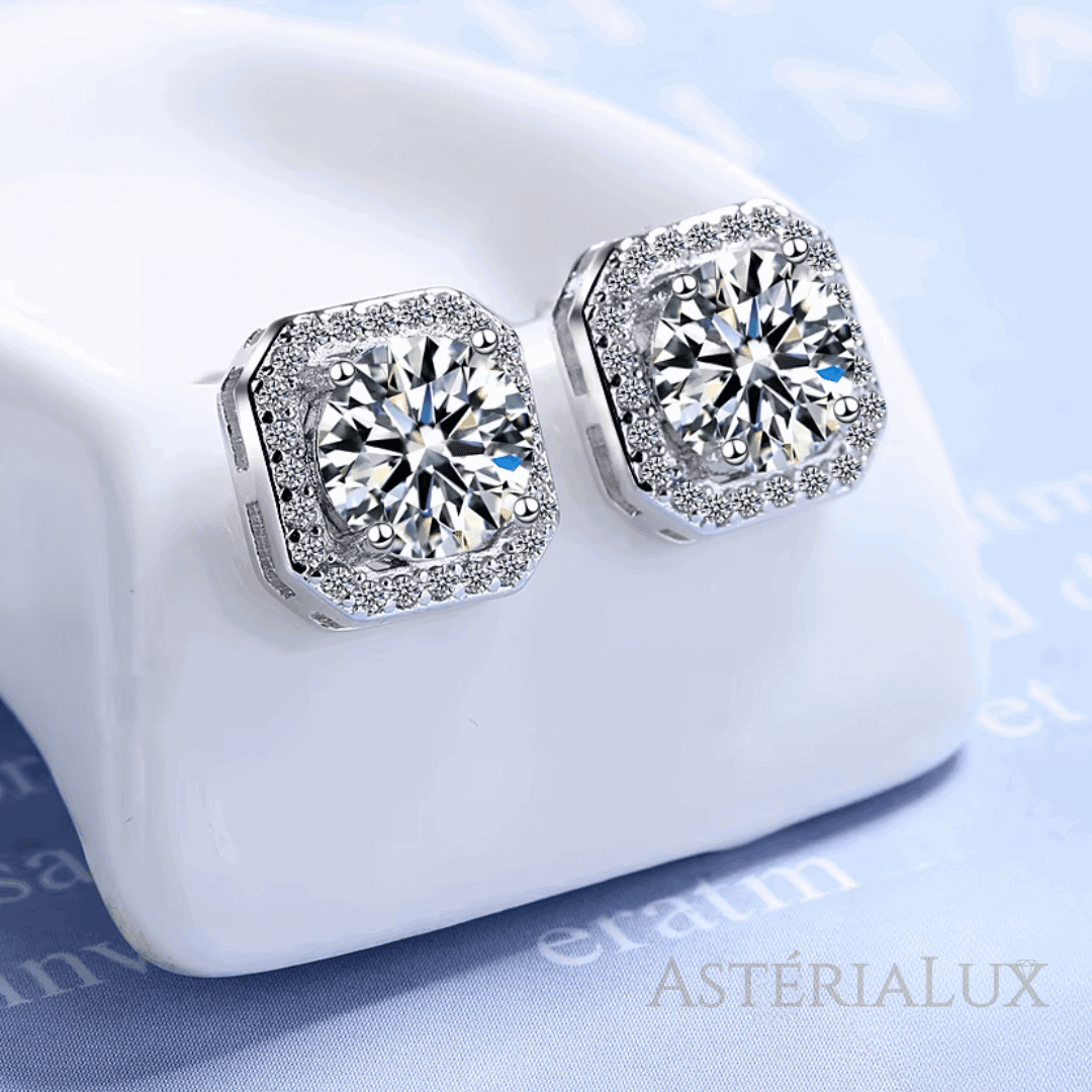 Conjunto de Jóias Moissanite em Prata 925