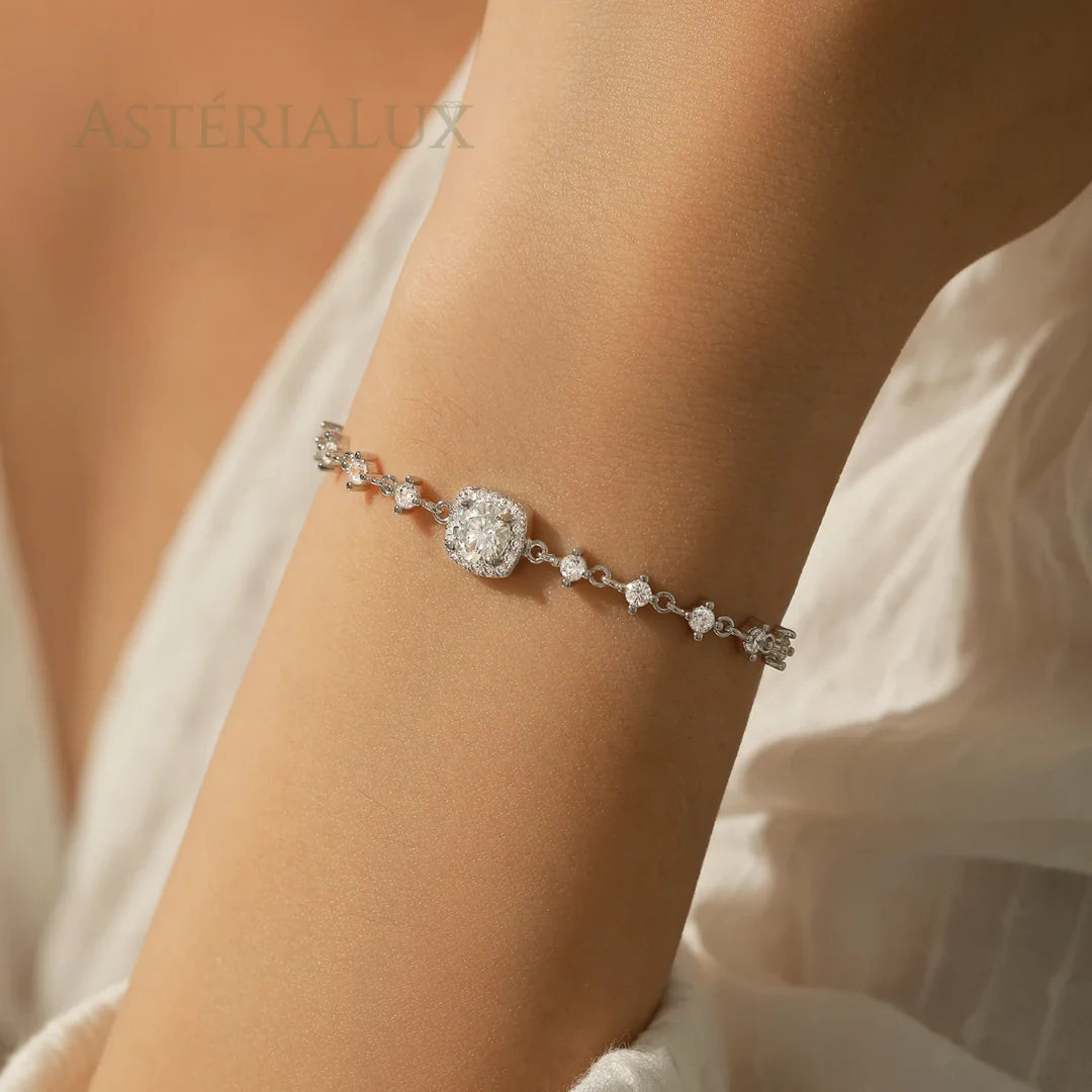 Conjunto de Joias Elegância e Brilho Moissanite Prata 925
