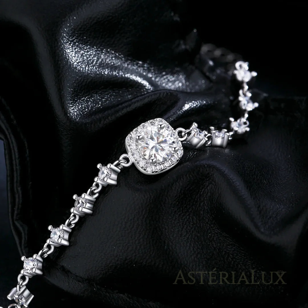 Conjunto de Joias Elegância e Brilho Moissanite Prata 925