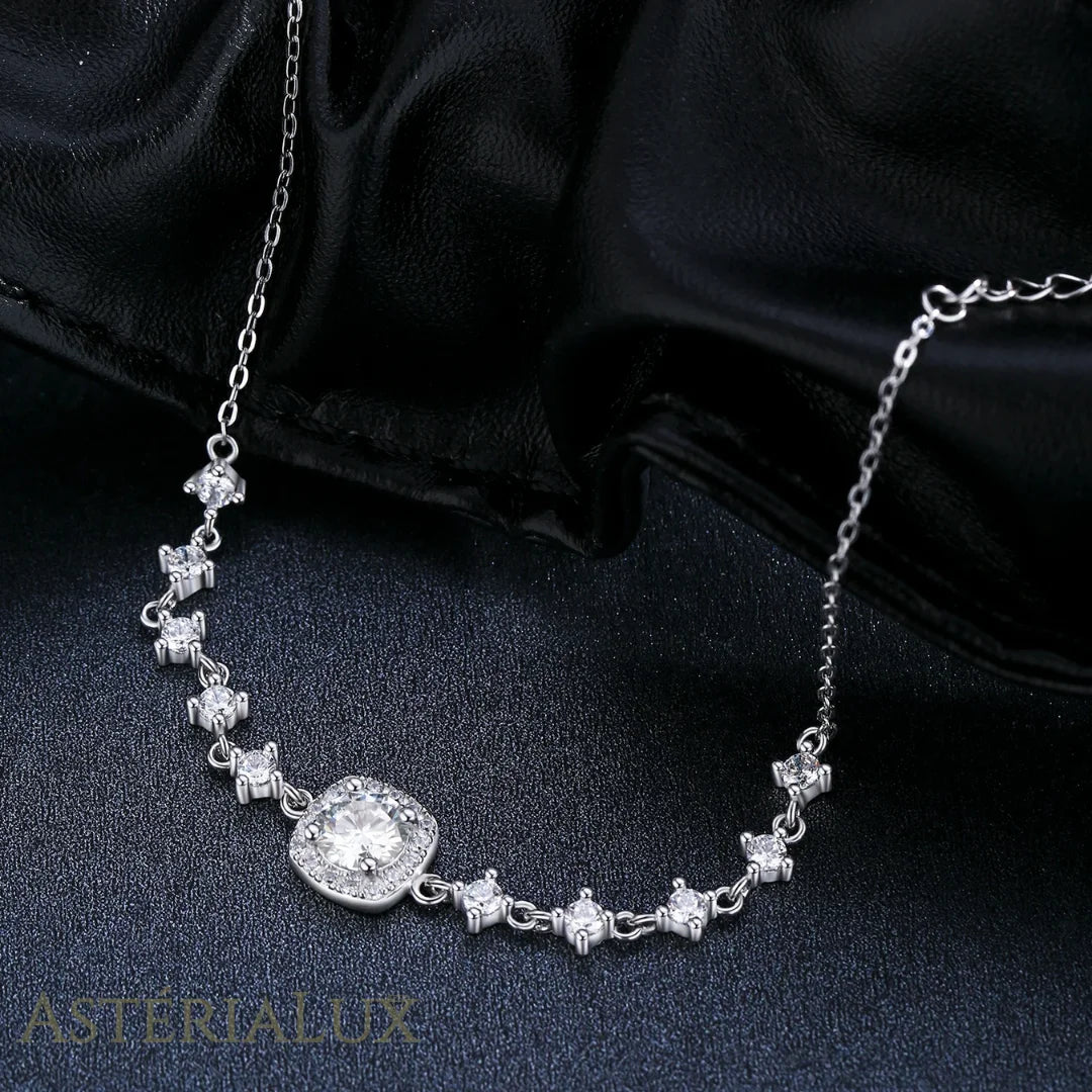 Conjunto de Joias Elegância e Brilho Moissanite Prata 925