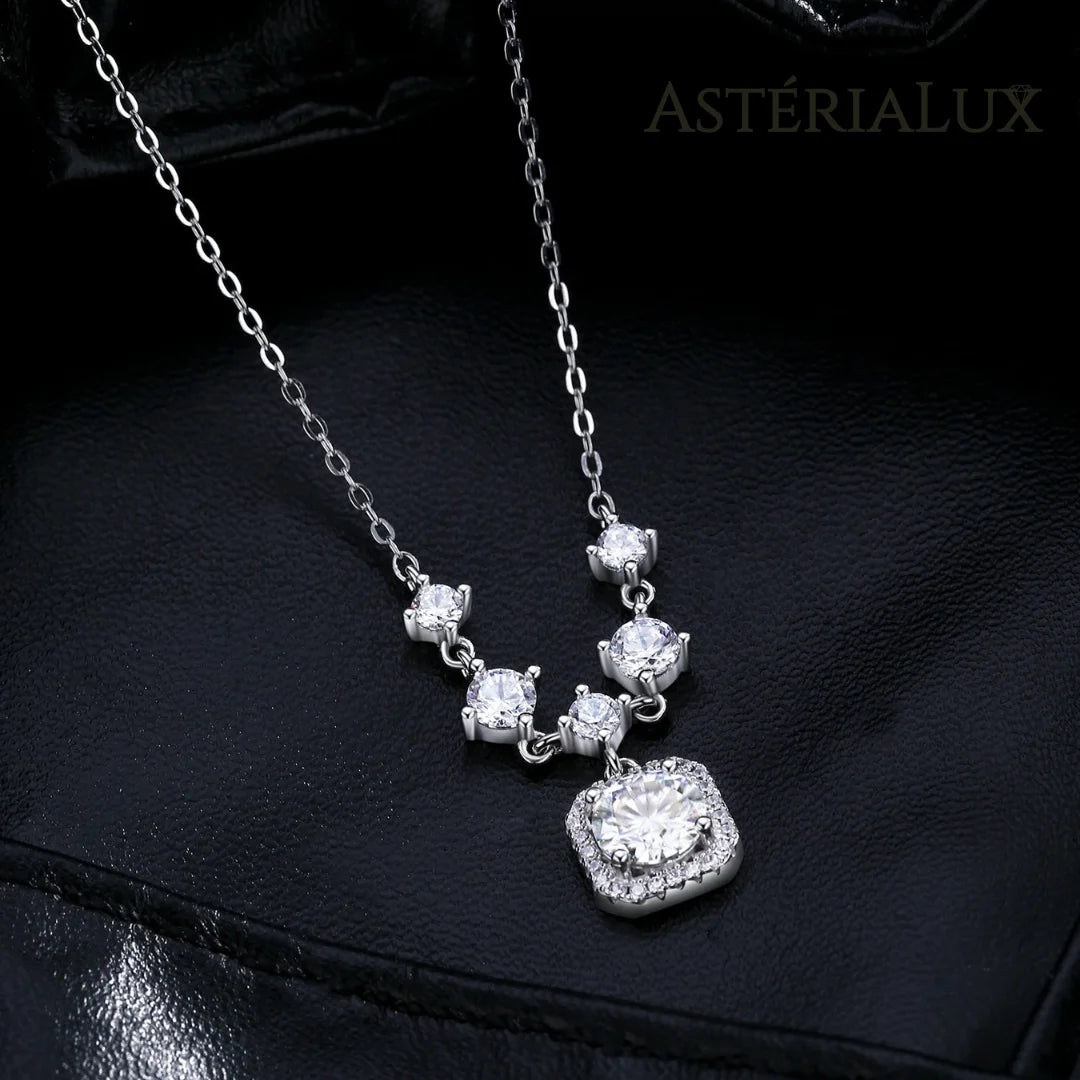 Conjunto de Joias Elegância e Brilho Moissanite Prata 925