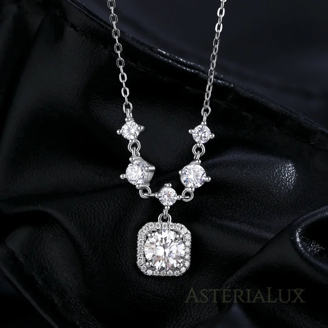 Conjunto de Joias Elegância e Brilho Moissanite Prata 925
