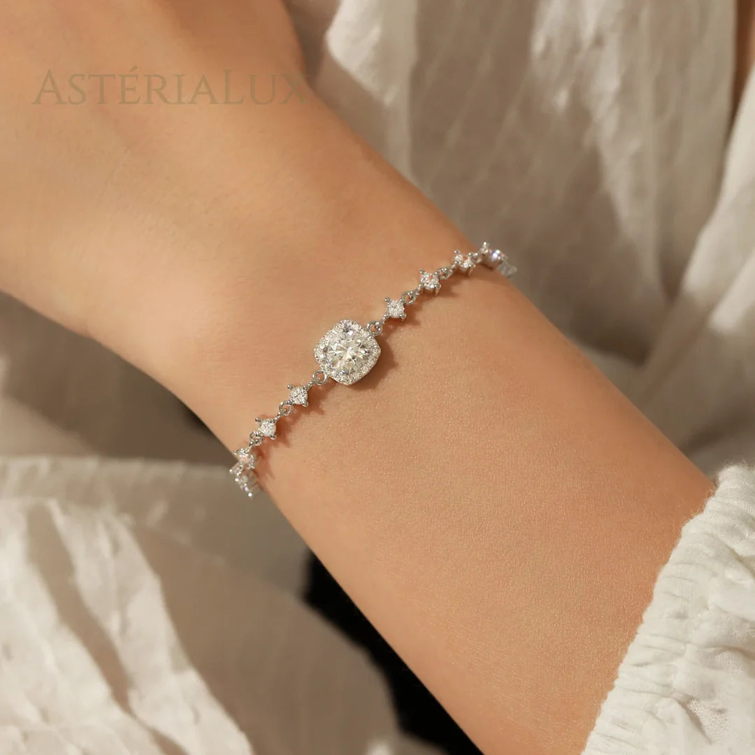 Conjunto de Joias Elegância e Brilho Moissanite Prata 925