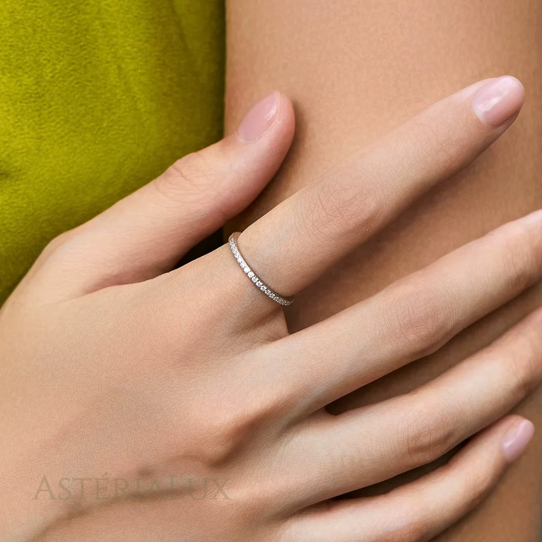 Conjunto de Joias Elegância Clássica Moissanite Prata 925