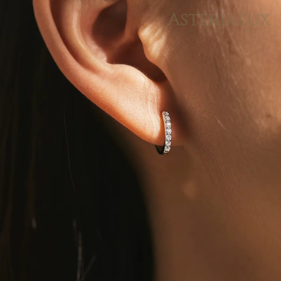 Conjunto de Joias Elegância Clássica Moissanite Prata 925