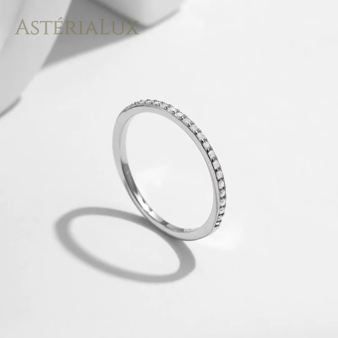 Conjunto de Joias Elegância Clássica Moissanite Prata 925