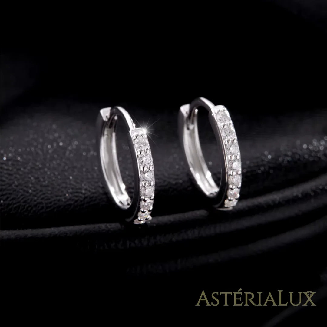 Conjunto de Joias Elegância Clássica Moissanite Prata 925