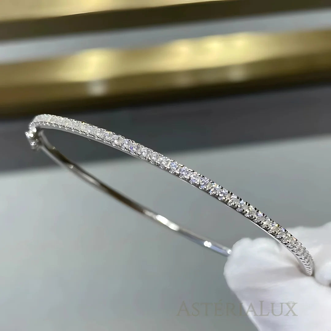 Pulseira Luxuosa com Zircônia em Prata 925