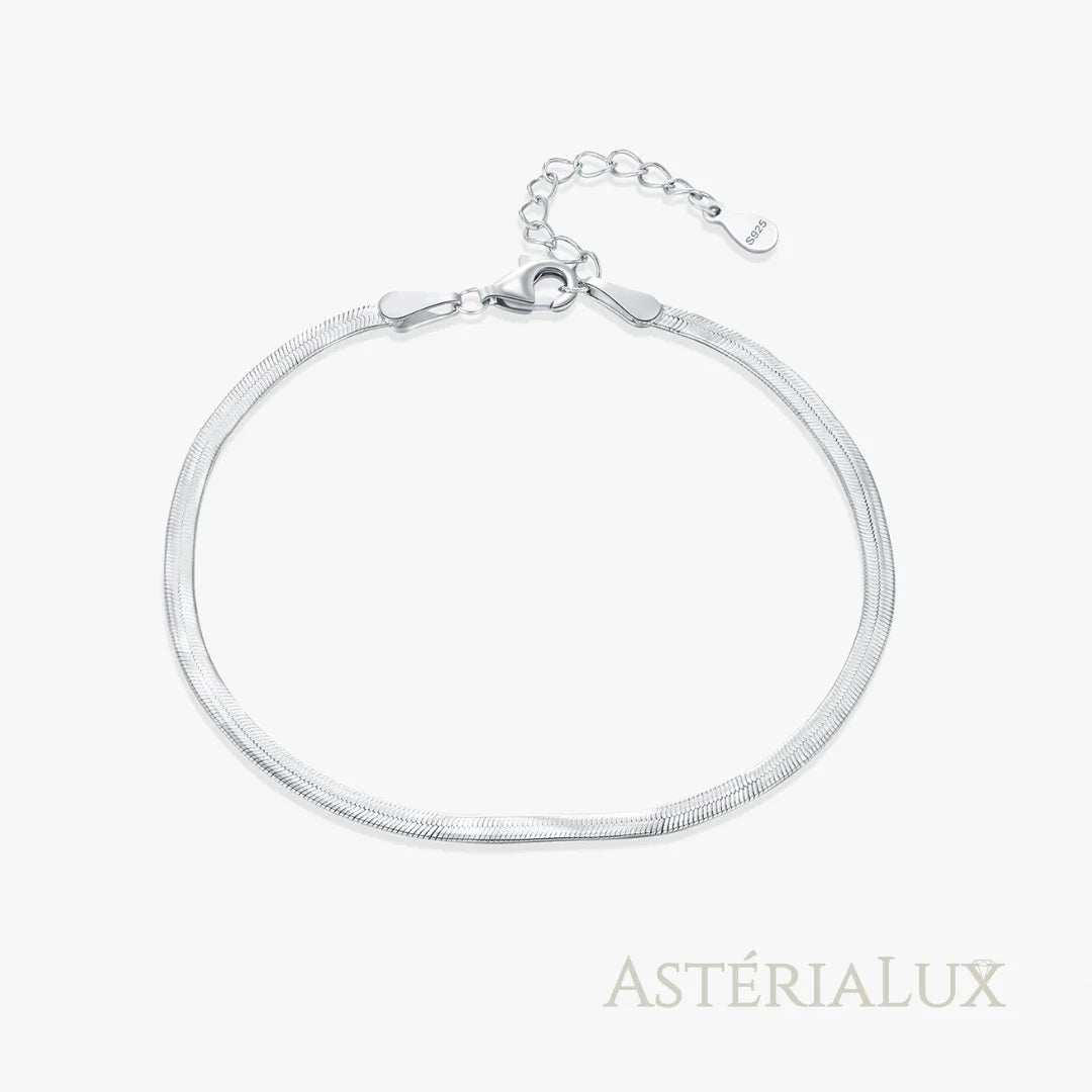 Pulseira Geométrica Minimalista de Prata 925