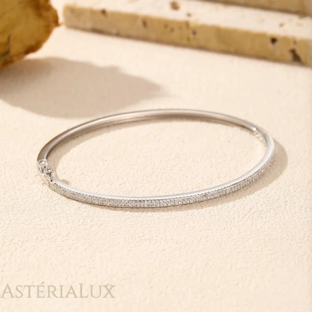 Pulseira Luxuosa com Zircônia Cúbica em Prata 925