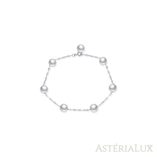 Pulseira Brisa com Pérolas em Prata 925