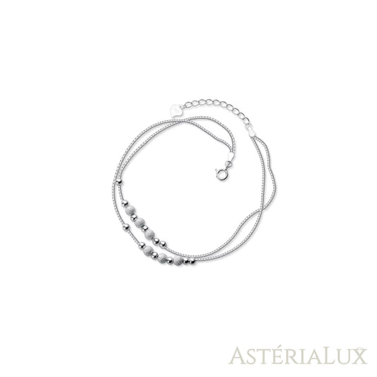 Tornozeleira Aurora em Prata 925