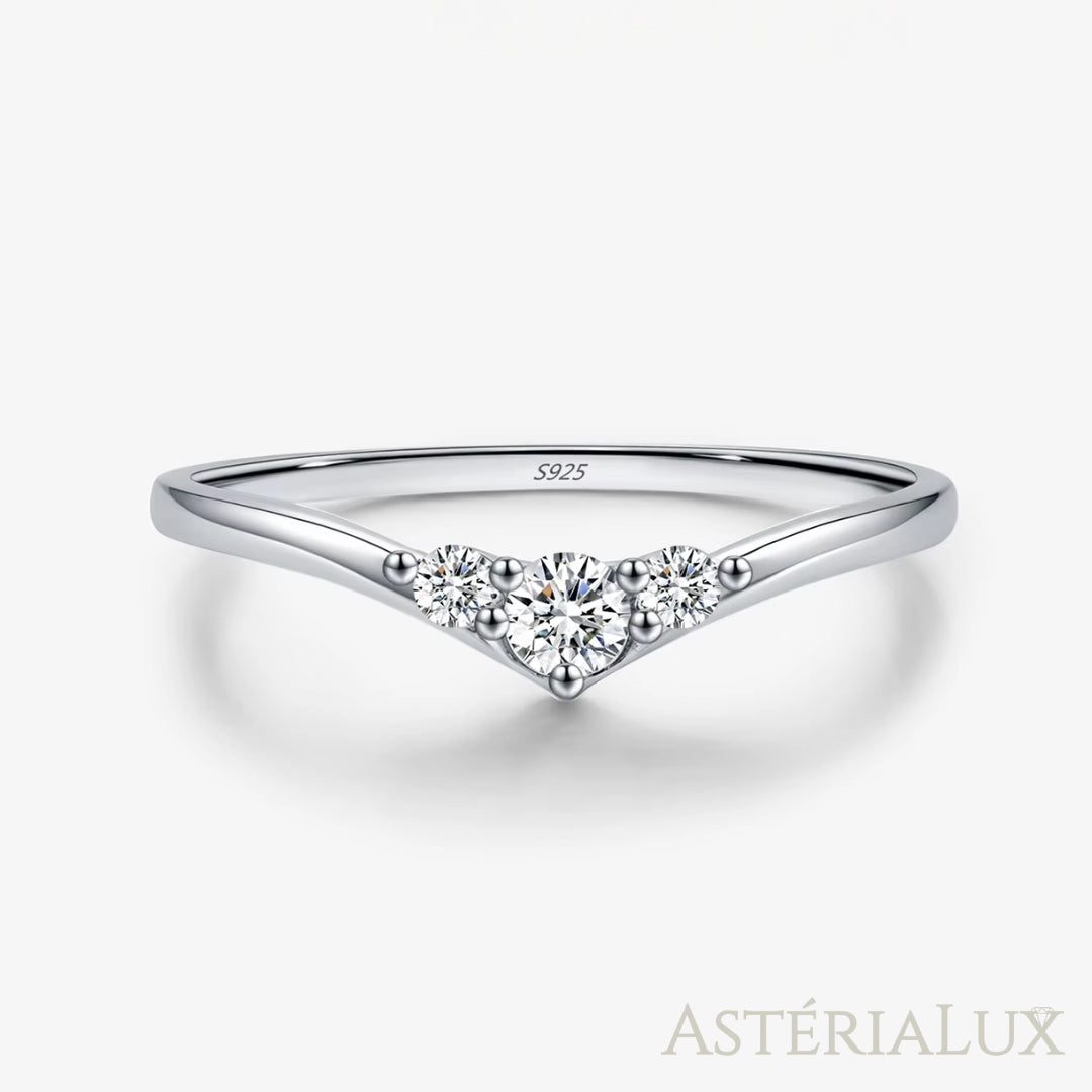 Anel Eternidade Moissanite em Prata 925