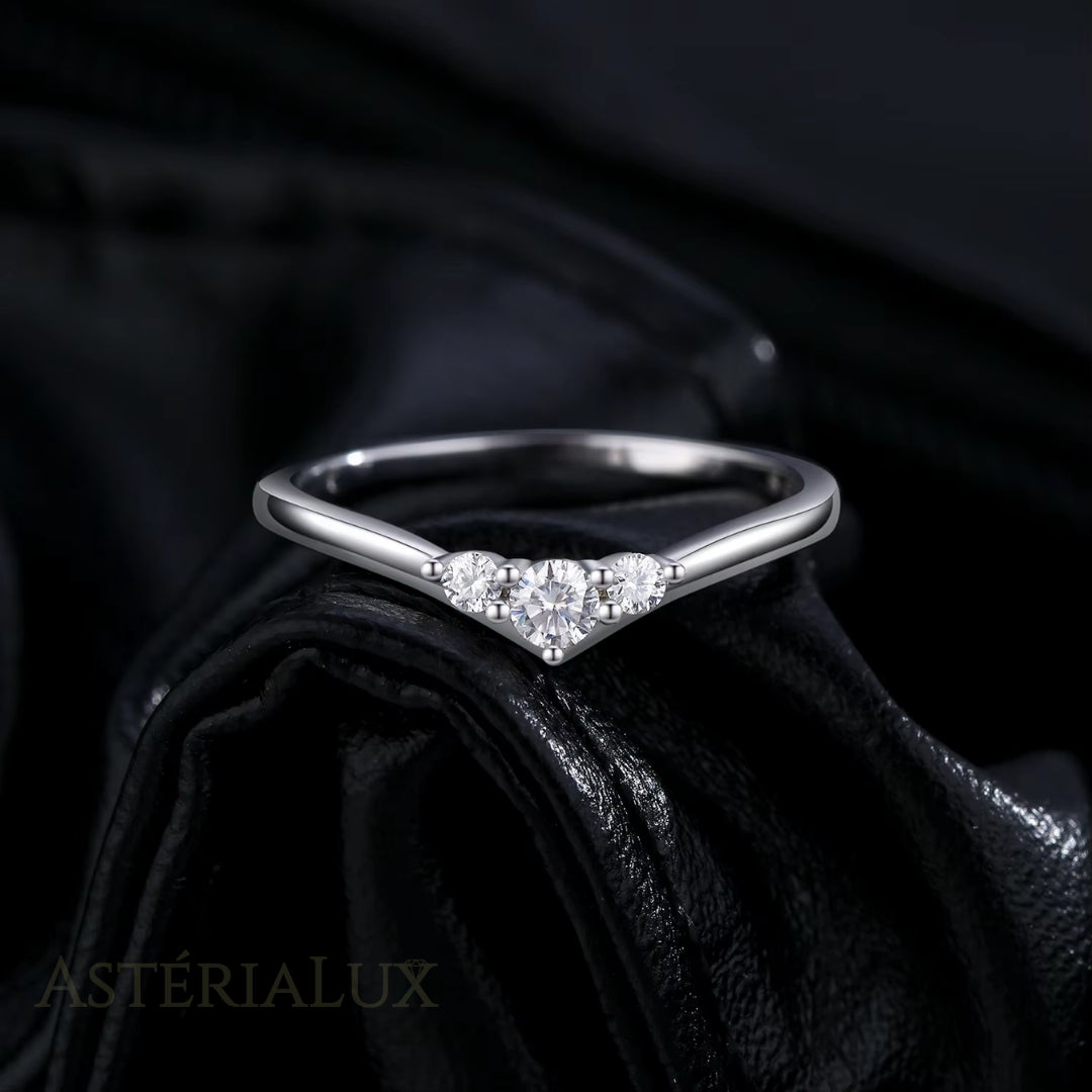 Anel Eternidade Moissanite em Prata 925