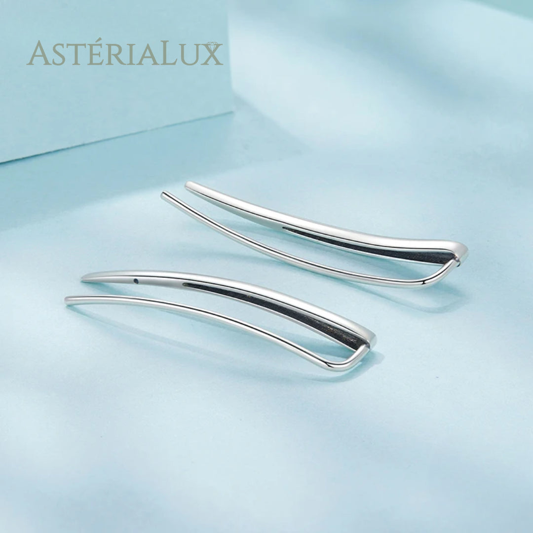 Brincos Geométricos com Design Minimalista em Prata 925