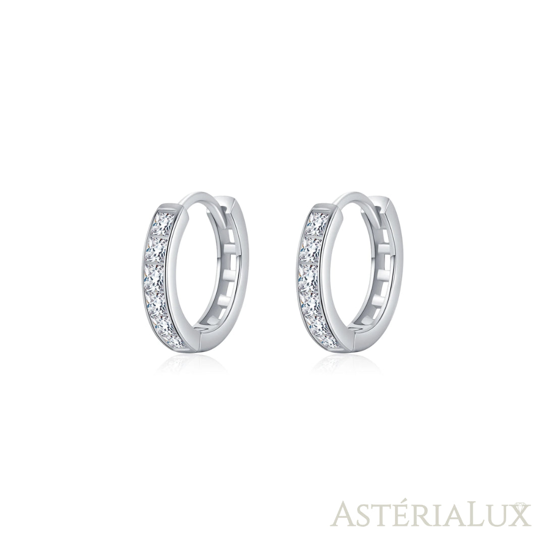 Brincos com Zircônia Cúbica em Prata 925