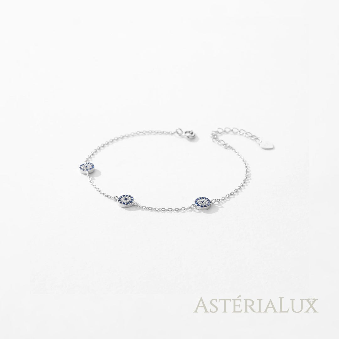 Conjunto de Joias Olho Grego em Prata 925