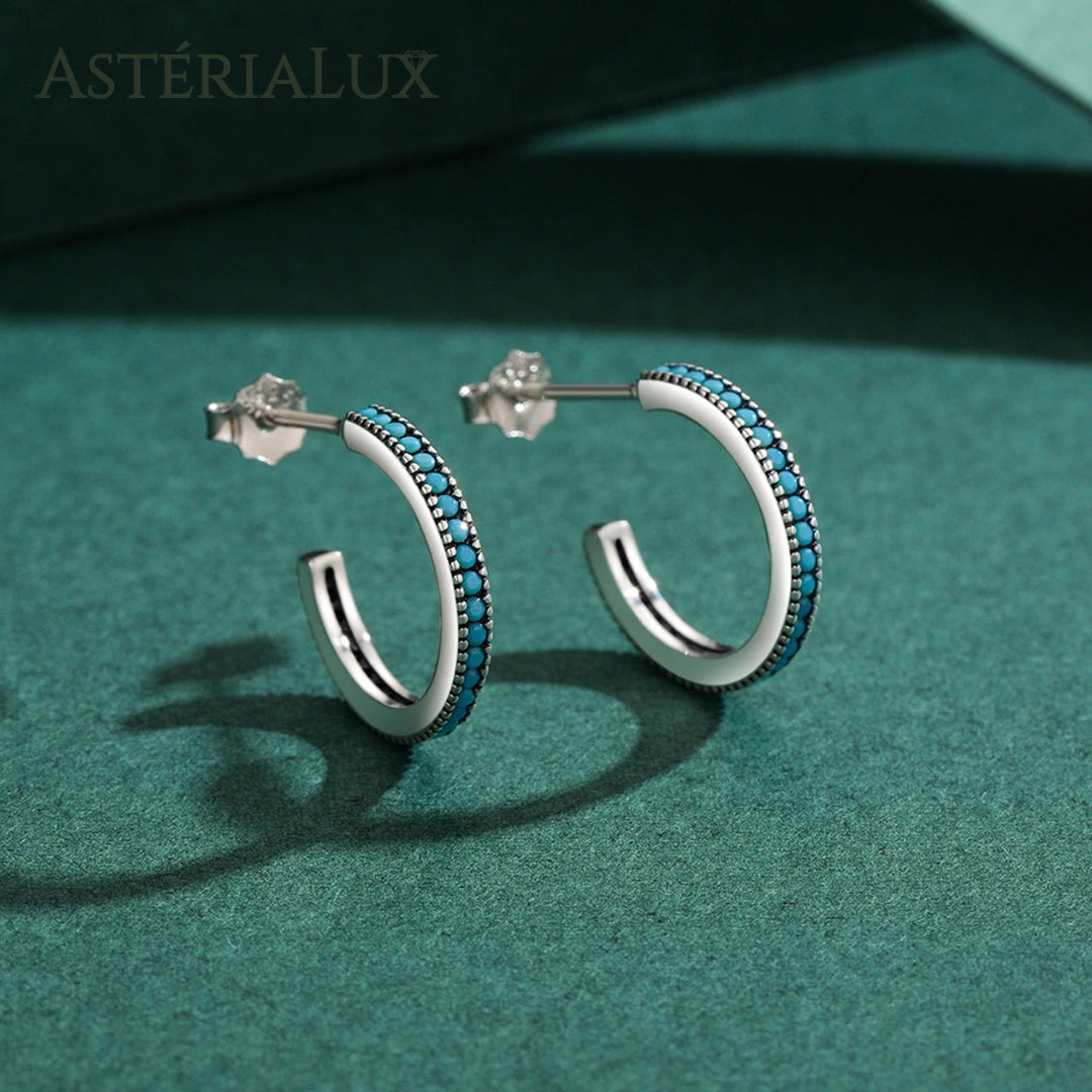 Conjunto de Joias Encanto Boêmio com Turquesa em Prata 925