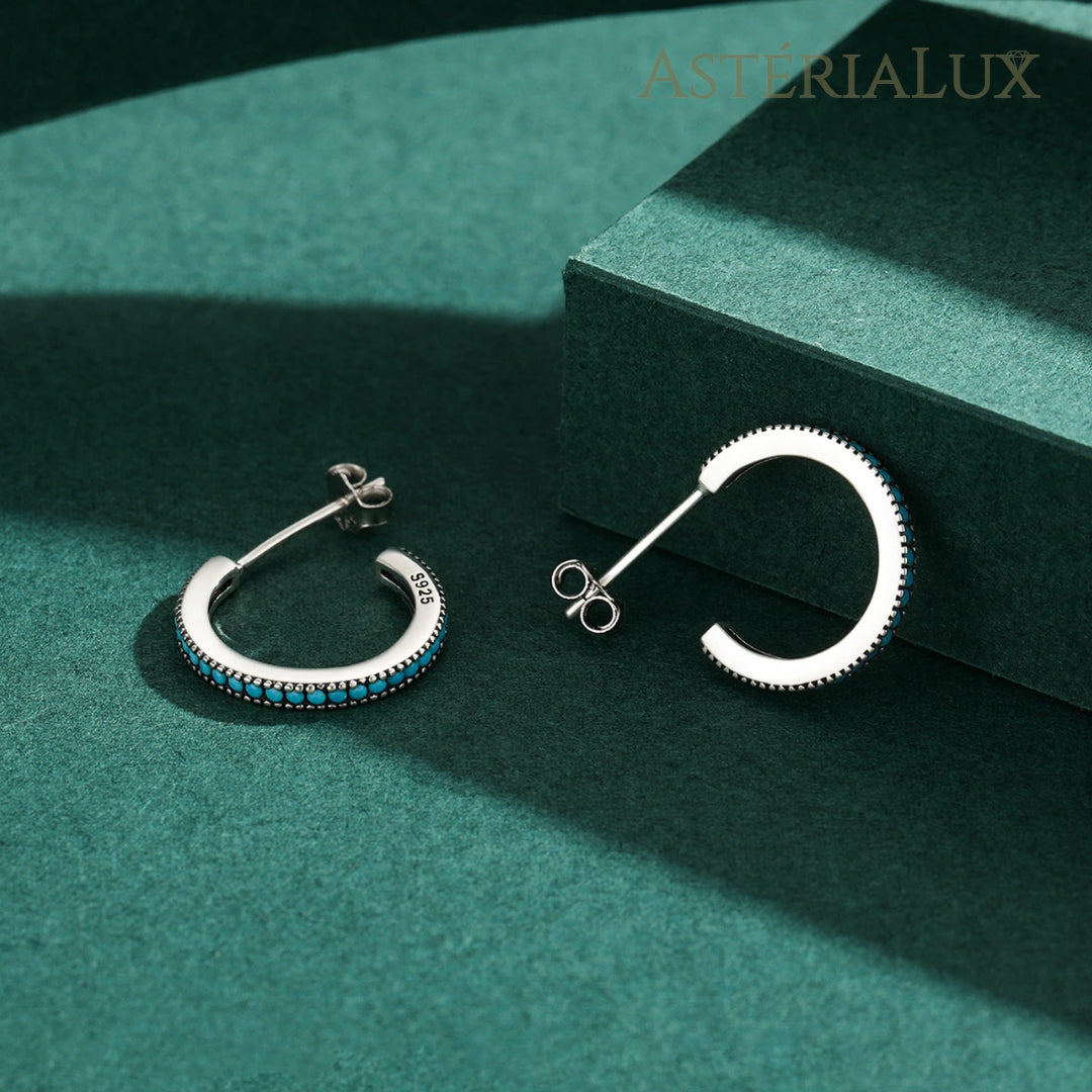 Conjunto de Joias Encanto Boêmio com Turquesa em Prata 925