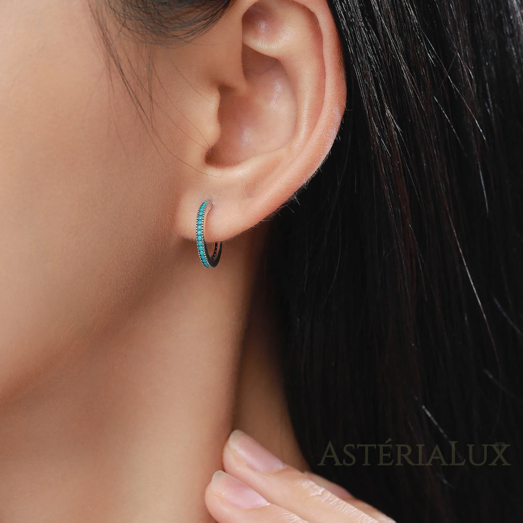 Conjunto de Joias Encanto Boêmio com Turquesa em Prata 925