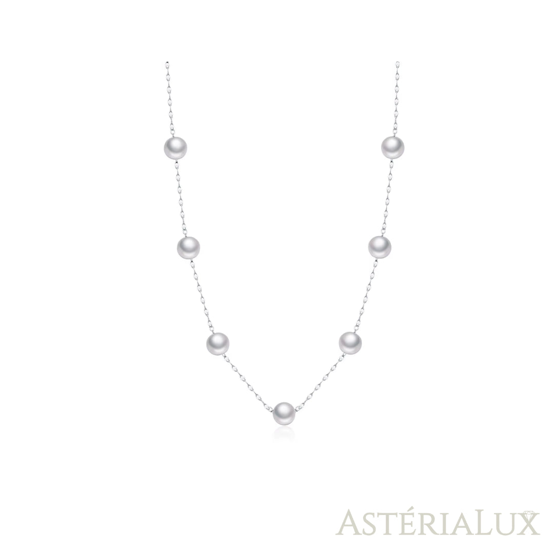 Colar Brisa com Pérolas em Prata 925