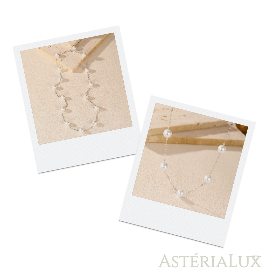 Colar Brisa com Pérolas em Prata 925