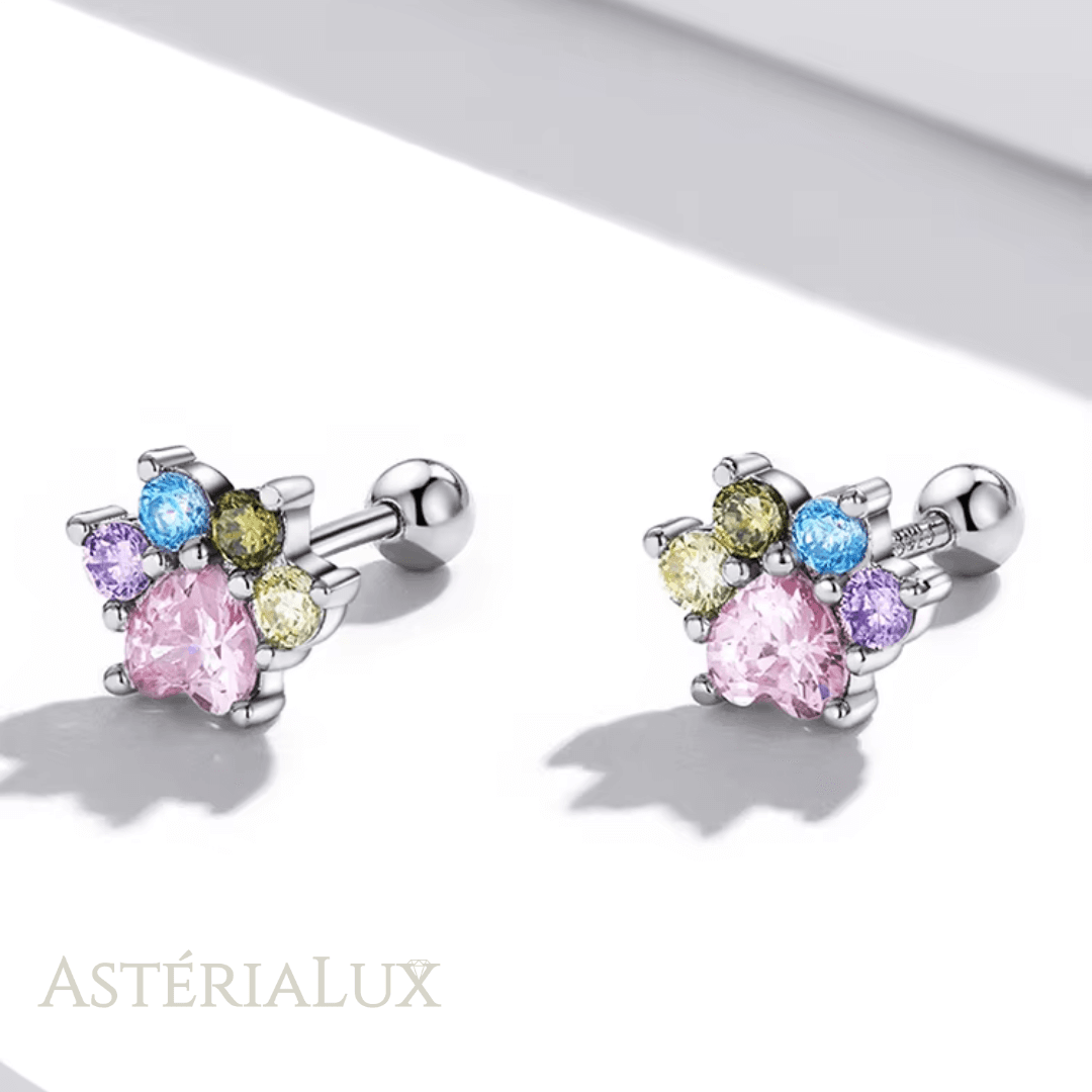 Brincos Kids Patinha em Prata 925