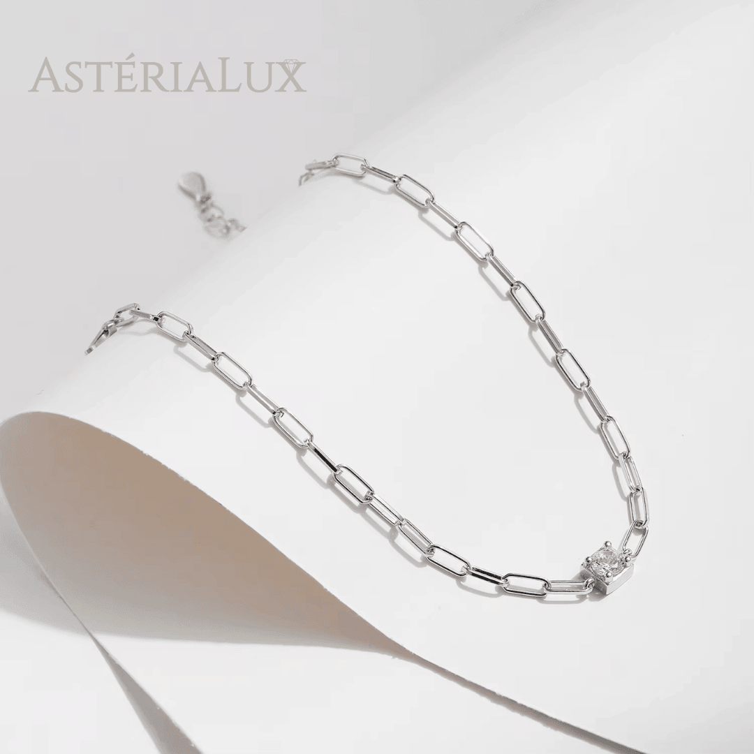 Pulseira Elegante de Moissanite em Prata 925