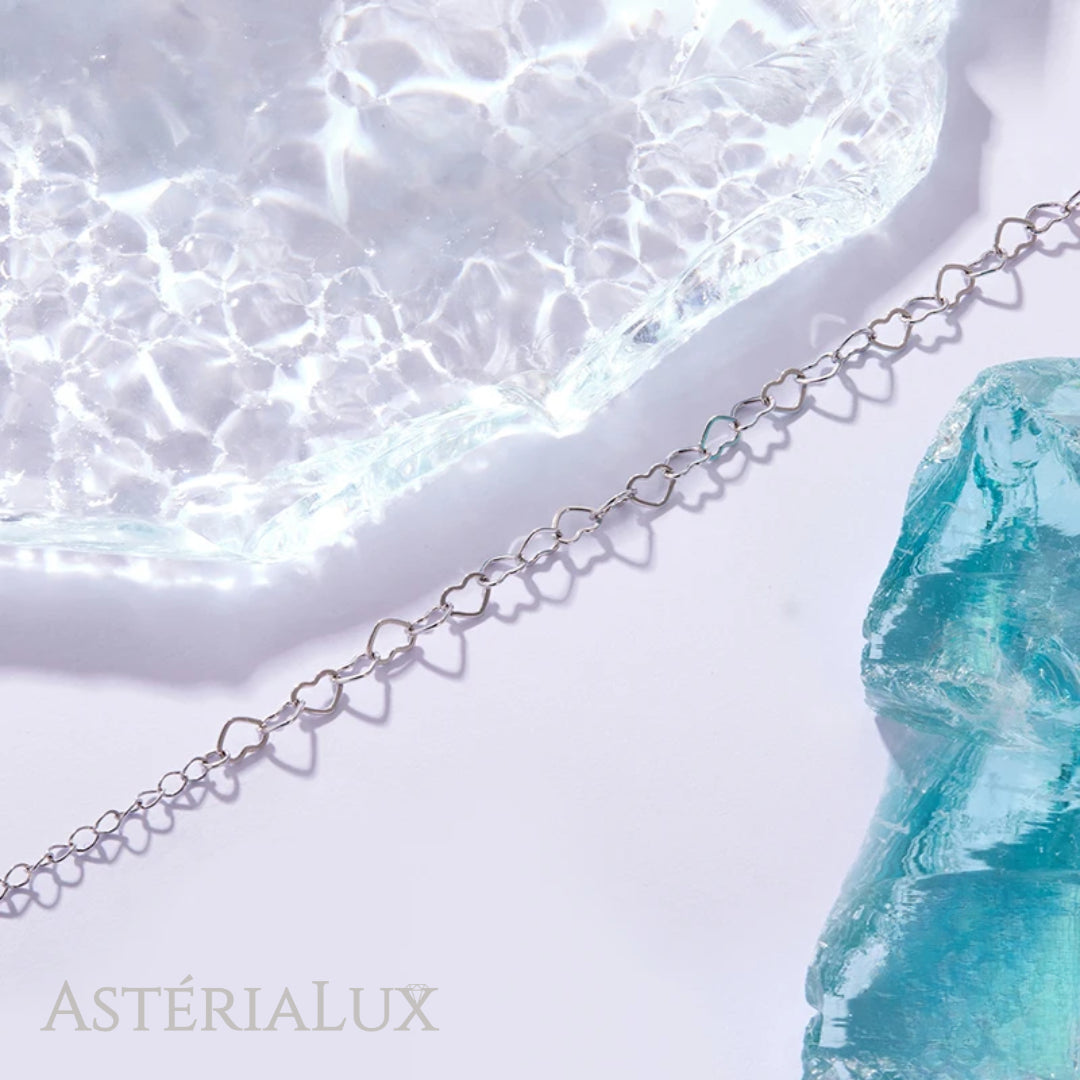 Pulseira Coração em Prata 925