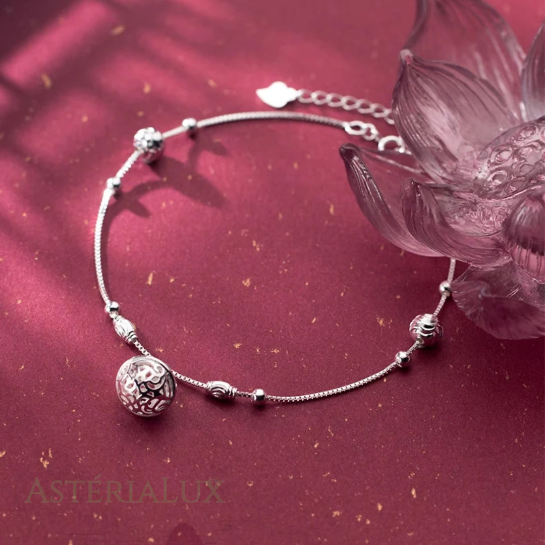 Tornozeleira Bell em Prata 925