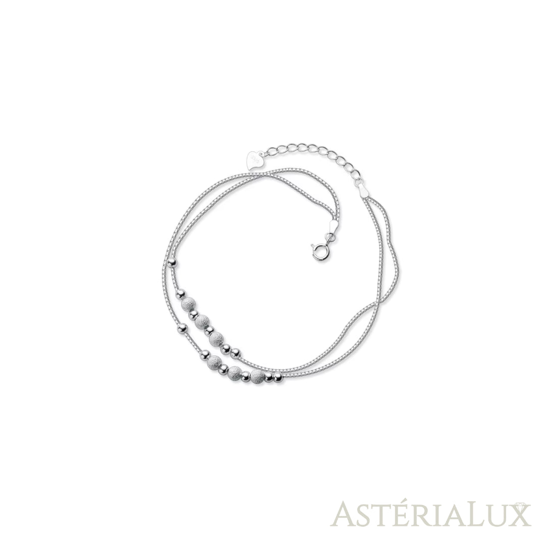 Tornozeleira Aurora em Prata 925